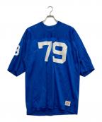 Championチャンピオン）の古着「フットボールTシャツ」｜ブルー