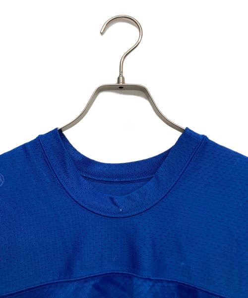 Champion（チャンピオン）Champion (チャンピオン) フットボールTシャツ ブルー サイズ:XLの古着・服飾アイテム