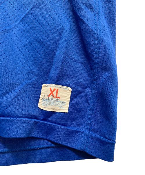 Champion（チャンピオン）Champion (チャンピオン) フットボールTシャツ ブルー サイズ:XLの古着・服飾アイテム