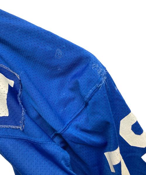 Champion（チャンピオン）Champion (チャンピオン) フットボールTシャツ ブルー サイズ:XLの古着・服飾アイテム