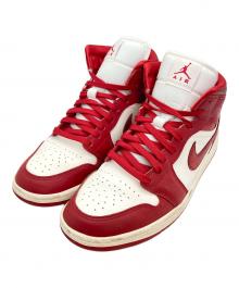 NIKE（ナイキ）の古着「WMNS AIR JORDAN 1 MID SE スニーカー」｜レッド