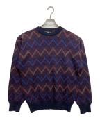 GIVENCHY MONSIEURジバンシイ ムッシュ）の古着「ウールニット」｜ネイビー
