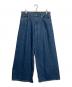 GAP（ギャップ）の古着「ワイドデニムパンツ」｜ブルー