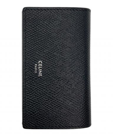 smile　CELINE ケース 黒 合成皮革 中古・古着通販】CELINE (セリーヌ) キーケース ブラック｜ブランド