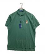 POLO RALPH LAURENポロ・ラルフローレン）の古着「オリジナルフィットポロベアポロシャツ」｜グリーン