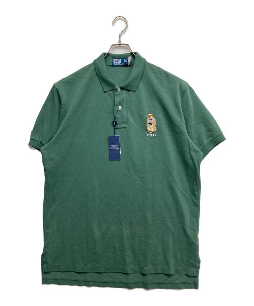 POLO RALPH LAUREN（ポロ・ラルフローレン）POLO RALPH LAUREN (ポロ・ラルフローレン) オリジナルフィットポロベアポロシャツ グリーン サイズ:Lの古着・服飾アイテム