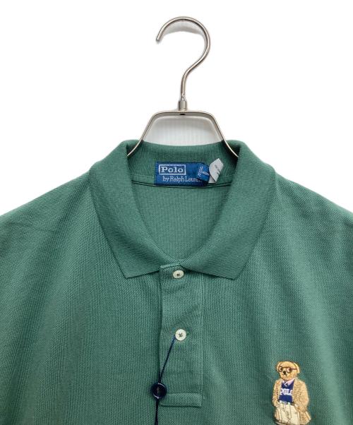 POLO RALPH LAUREN（ポロ・ラルフローレン）POLO RALPH LAUREN (ポロ・ラルフローレン) オリジナルフィットポロベアポロシャツ グリーン サイズ:Lの古着・服飾アイテム