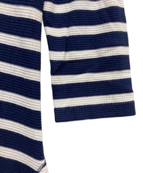 POLO RALPH LAUREN（ポロ・ラルフローレン）POLO RALPH LAUREN (ポロ・ラルフローレン) ボーダーカットソーワンピース ホワイト×ネイビー サイズ:Sの古着・服飾アイテム