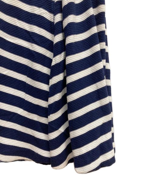 POLO RALPH LAUREN（ポロ・ラルフローレン）POLO RALPH LAUREN (ポロ・ラルフローレン) ボーダーカットソーワンピース ホワイト×ネイビー サイズ:Sの古着・服飾アイテム