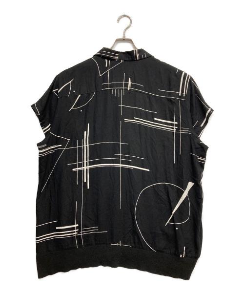 Daccord（ダコルド）Daccord (ダコルド) プルオーバーショートスリーブシャツ ホワイト×ブラック サイズ:1Xの古着・服飾アイテム