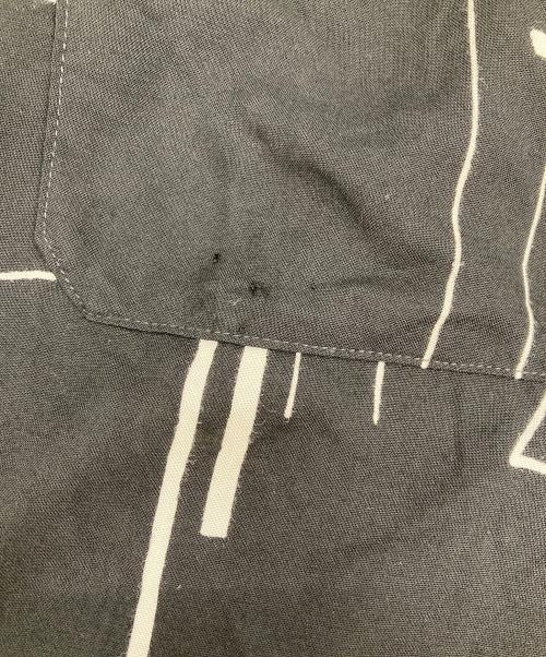 Daccord（ダコルド）Daccord (ダコルド) プルオーバーショートスリーブシャツ ホワイト×ブラック サイズ:1Xの古着・服飾アイテム