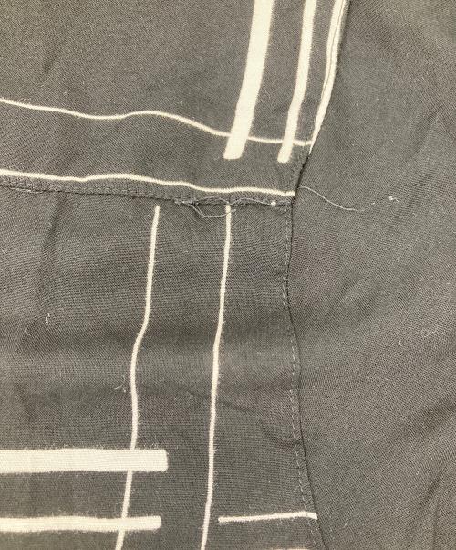 Daccord（ダコルド）Daccord (ダコルド) プルオーバーショートスリーブシャツ ホワイト×ブラック サイズ:1Xの古着・服飾アイテム