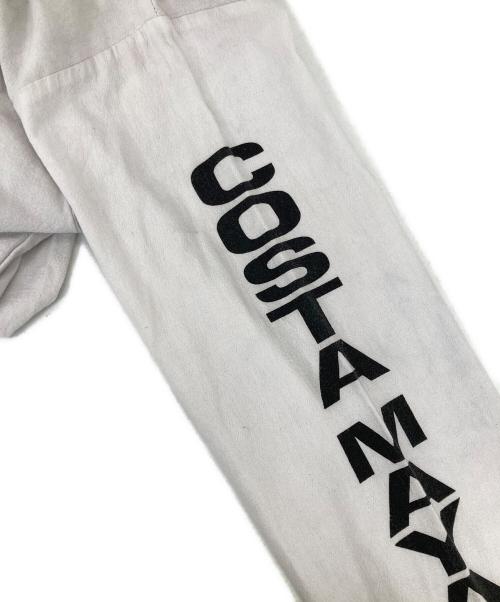 COSTA MAYA（コスタ マーヤ）COSTA MAYA (コスタ マーヤ) プリントメキシカンパーカー ピンク×ホワイト サイズ:Sの古着・服飾アイテム