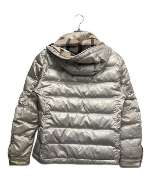 BLACK LABEL CRESTBRIDGE（ブラックレーベル クレストブリッジ）BLACK LABEL CRESTBRIDGE (ブラックレーベル クレストブリッジ) ダウンジャケット シルバー サイズ:Lの古着・服飾アイテム
