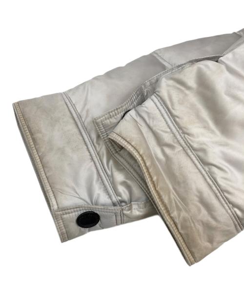 BLACK LABEL CRESTBRIDGE（ブラックレーベル クレストブリッジ）BLACK LABEL CRESTBRIDGE (ブラックレーベル クレストブリッジ) ダウンジャケット シルバー サイズ:Lの古着・服飾アイテム