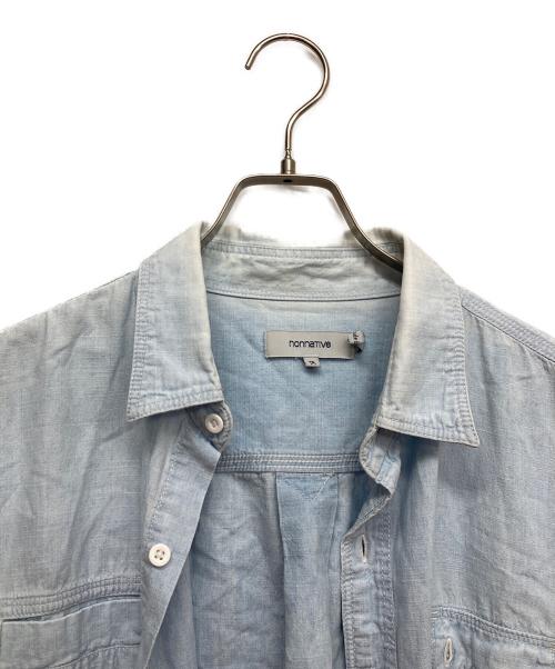 nonnative（ノンネイティブ）nonnative (ノンネイティブ) シャンブレーシャツ ブルー サイズ:2の古着・服飾アイテム
