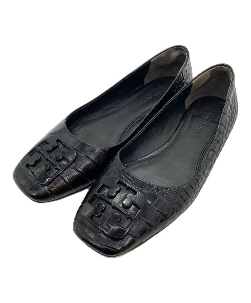TORY BURCH（トリーバーチ）TORY BURCH (トリーバーチ) レザーパンプス ブラック サイズ:5 1/2Mの古着・服飾アイテム