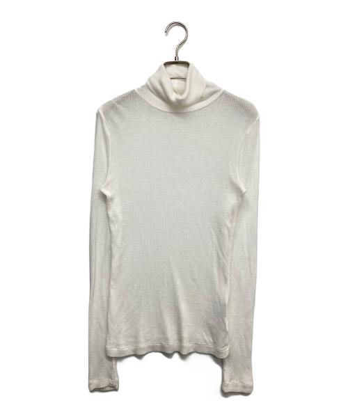 RIM.ARK（リムアーク）RIM.ARK (リムアーク) Standard turtleneck cut tops ホワイト サイズ:FREEの古着・服飾アイテム