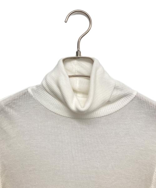 RIM.ARK（リムアーク）RIM.ARK (リムアーク) Standard turtleneck cut tops ホワイト サイズ:FREEの古着・服飾アイテム