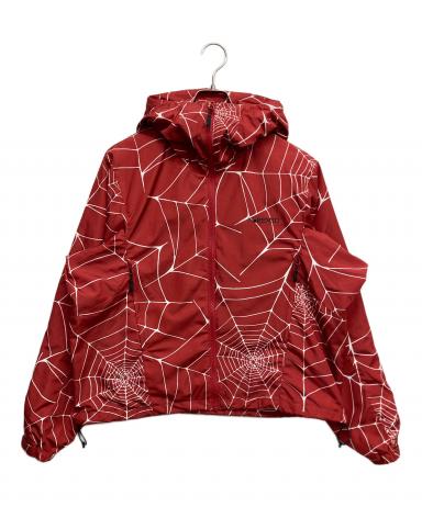 Noremid SPIDER JACKET Sクモの巣模様 ナイロンジャケット 中古・古着通販】NOREMID (ノーリミッド) SPIDER JACKET レッド サイズ