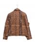 ZARA (ザラ) 総柄デニムジャケット オレンジ サイズ:M：5000円