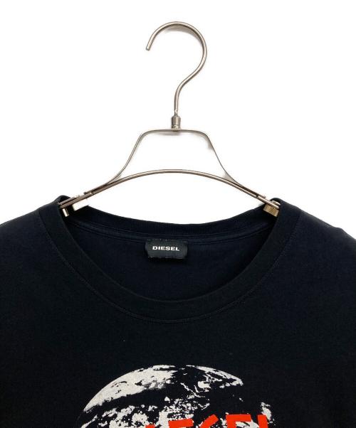 DIESEL（ディーゼル）DIESEL (ディーゼル) プリントTシャツ ブラック サイズ:XLの古着・服飾アイテム