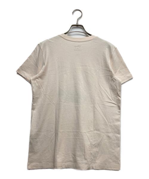 DISNEY（ディズニー）Disney (ディズニー) COACH (コーチ) 半袖Tシャツ アイボリー サイズ:XSの古着・服飾アイテム