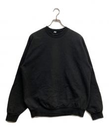 LOS ANGELES APPAREL（ロサンゼルスアパレル）の古着「14オンスヘビーフリーススウェット」｜ブラック