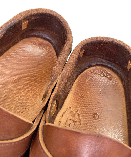TOKYO SANDAL（トウキョウサンダル）TOKYO SANDAL (トウキョウサンダル) HEEL-HOLD SLIP -ON ブラウン サイズ:9の古着・服飾アイテム