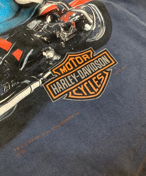 HARLEY-DAVIDSON（ハーレーダビッドソン）HARLEY-DAVIDSON (ハーレーダビッドソン) ルーニー・テューンズ プリントTシャツ ネイビー サイズ:XLの古着・服飾アイテム