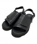 foot the coacher×Graphpaperフットザコーチャー×グラフペーパー）の古着「VELCRO SANDALS」｜ブラック