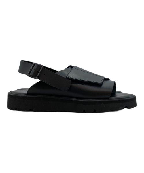 foot the coacher（フットザコーチャー）foot the coacher (フットザコーチャー) Graphpaper (グラフペーパー) VELCRO SANDALS ブラック サイズ:8 1/2の古着・服飾アイテム