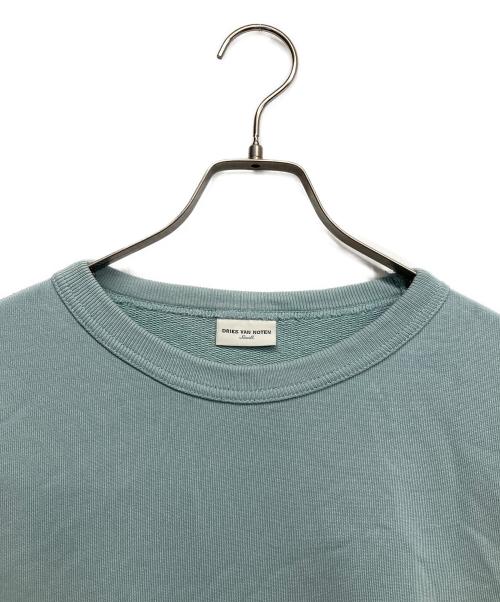 DRIES VAN NOTEN（ドリスヴァンノッテン）DRIES VAN NOTEN (ドリスヴァンノッテン) クルーネックスウェット ブルー サイズ:Sの古着・服飾アイテム