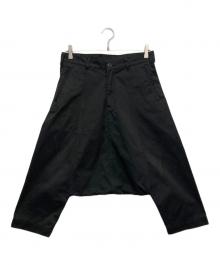 BLACK COMME des GARCONS（ブラックコムデギャルソン）の古着「コットンポロサルエルパンツ」｜ブラック