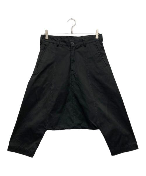 BLACK COMME des GARCONS（ブラックコムデギャルソン）BLACK COMME des GARCONS (ブラックコムデギャルソン) コットンポロサルエルパンツ ブラック サイズ:XSの古着・服飾アイテム