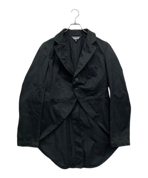 BLACK COMME des GARCONS（ブラックコムデギャルソン）BLACK COMME des GARCONS (ブラックコムデギャルソン) 2B燕尾ジャケット ブラック サイズ:Mの古着・服飾アイテム