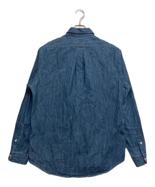 POLO RALPH LAUREN（ポロ・ラルフローレン）POLO RALPH LAUREN (ポロ・ラルフローレン) クラシックフィットシャンブレーシャツ ブルー サイズ:Lの古着・服飾アイテム