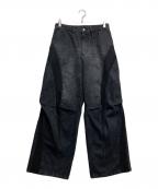 PHILTHEORYフィルセオリー）の古着「Ripstop docking denim pants」｜ブラック