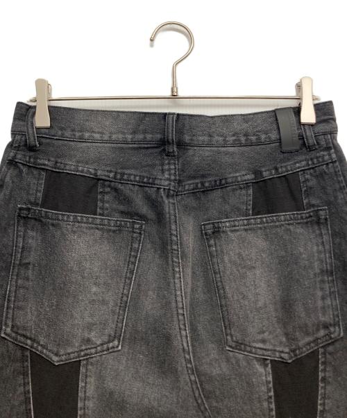 PHILTHEORY（フィルセオリー）philtheory (フィルセオリー) Ripstop docking denim pants ブラック サイズ:2の古着・服飾アイテム