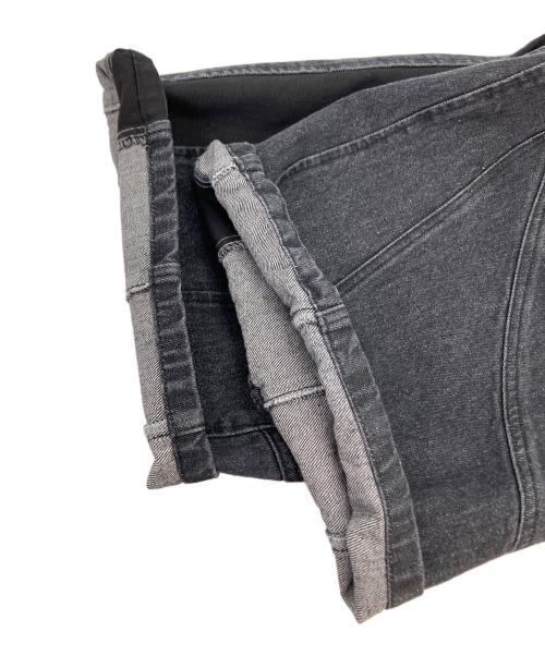 PHILTHEORY（フィルセオリー）philtheory (フィルセオリー) Ripstop docking denim pants ブラック サイズ:2の古着・服飾アイテム