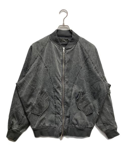 CLEL（クレイル）CLEL (クレイル) ジップアップジャケット グレー サイズ:Sの古着・服飾アイテム