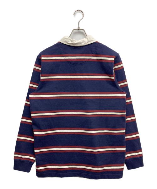 L.L.Bean（エルエルビーン）L.L.Bean (エルエルビーン) ラガーシャツ エンジ×ネイビー サイズ:Lの古着・服飾アイテム