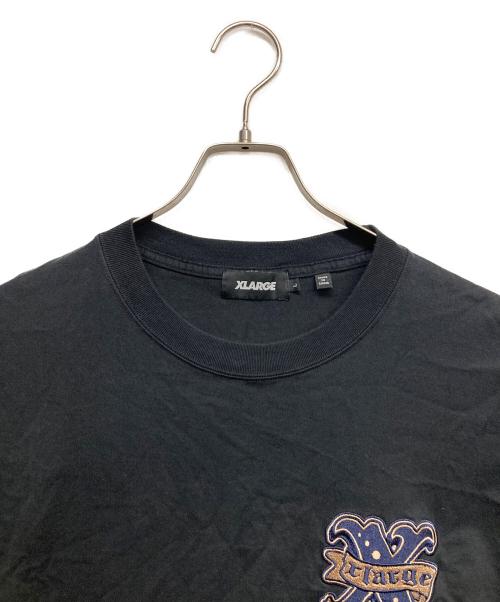 X-LARGE（エクストララージ）X-LARGE (エクストララージ) ベースボール ショートスリーブ Tシャツ ブラック サイズ:Lの古着・服飾アイテム
