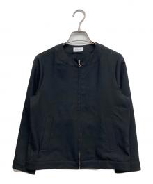 MACKINTOSH PHILOSOPHY（マッキントッシュ フィロソフィー）の古着「リネンライクノーカラージャケット」｜ブラック