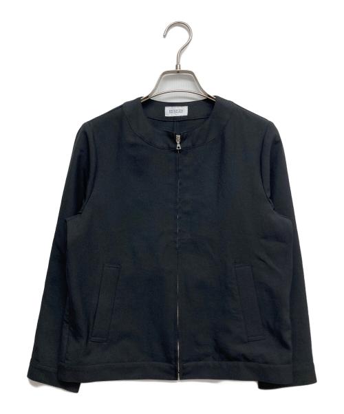 MACKINTOSH PHILOSOPHY（マッキントッシュ フィロソフィー）MACKINTOSH PHILOSOPHY (マッキントッシュ フィロソフィー) リネンライクノーカラージャケット ブラック サイズ:34の古着・服飾アイテム