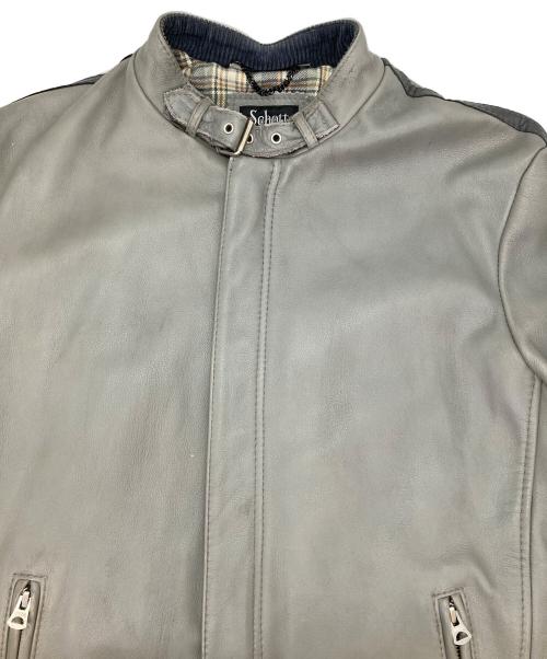 Schott（ショット）Schott (ショット) Classic Racer ジャケット グレー サイズ:Mの古着・服飾アイテム