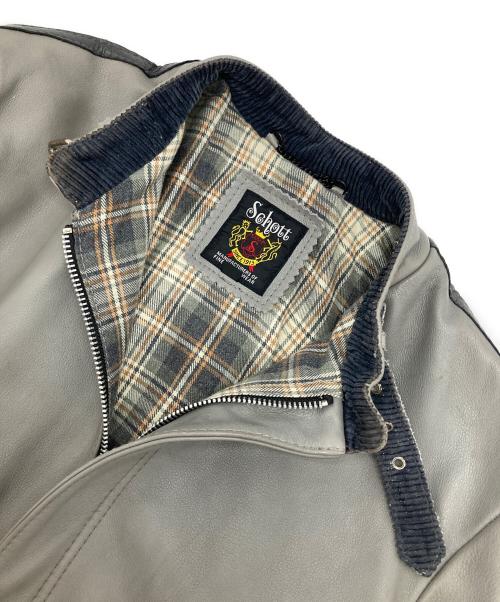 Schott（ショット）Schott (ショット) Classic Racer ジャケット グレー サイズ:Mの古着・服飾アイテム