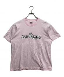 SUPREME（シュプリーム）の古着「CROWN-TEE」｜ライトピンク