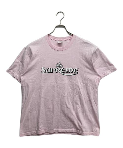 SUPREME（シュプリーム）Supreme (シュプリーム) CROWN-TEE ライトピンク サイズ:Mの古着・服飾アイテム