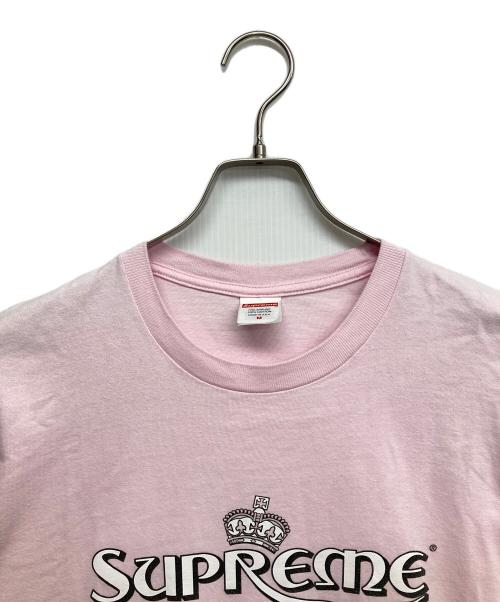 SUPREME（シュプリーム）Supreme (シュプリーム) CROWN-TEE ライトピンク サイズ:Mの古着・服飾アイテム